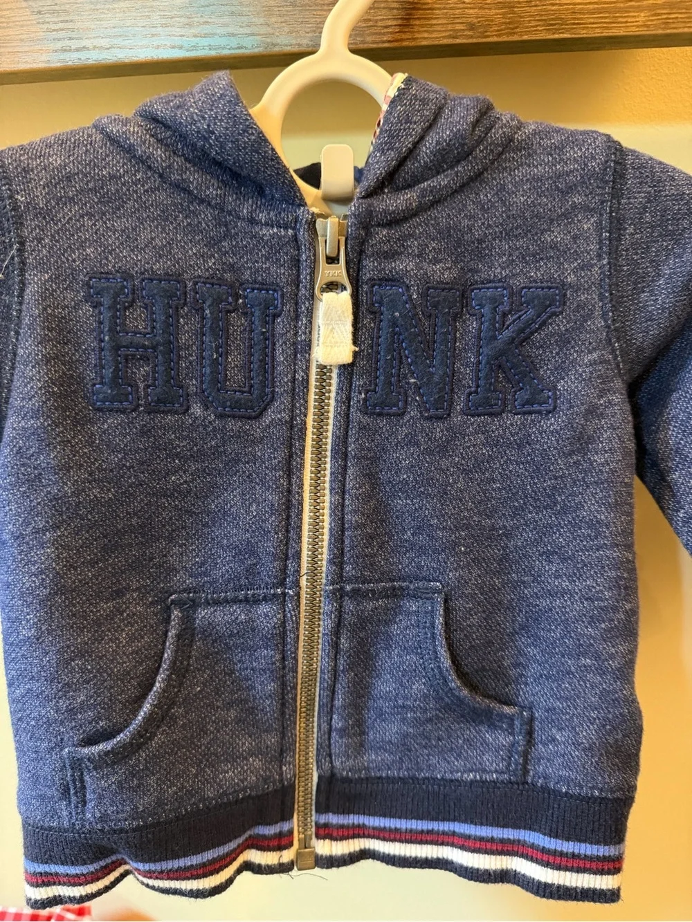 Carter's Old Navy Toddler Boys Waffle Shirt & Hoodie Set